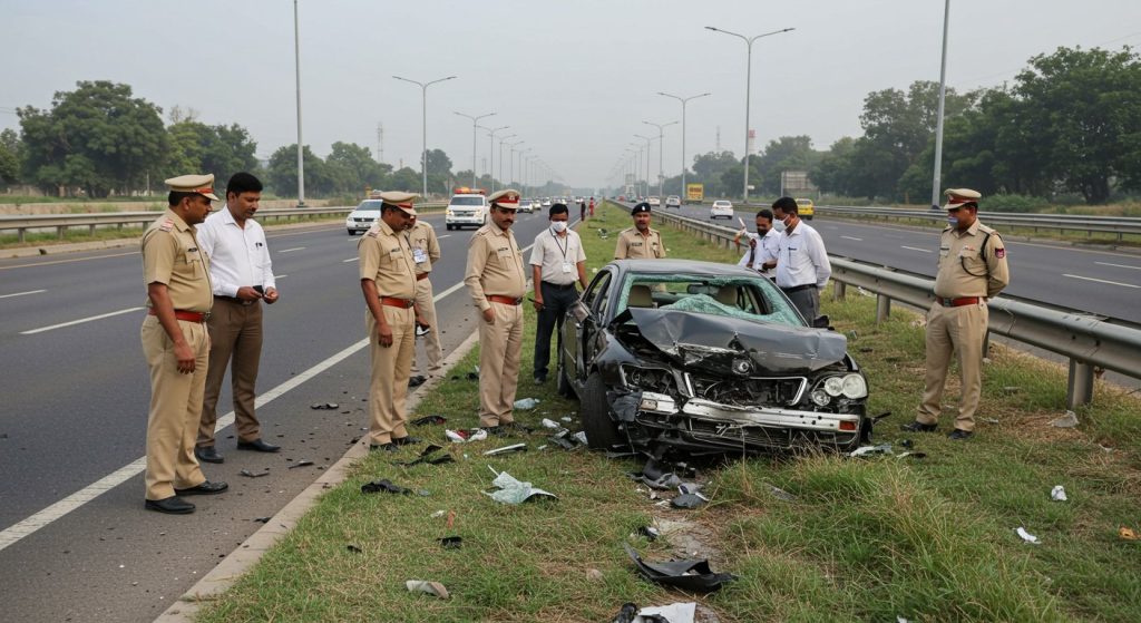 Cabinet Minister's Car in Horrific Accident on Lucknow Expressway: Probe Reveals Major Lapse!