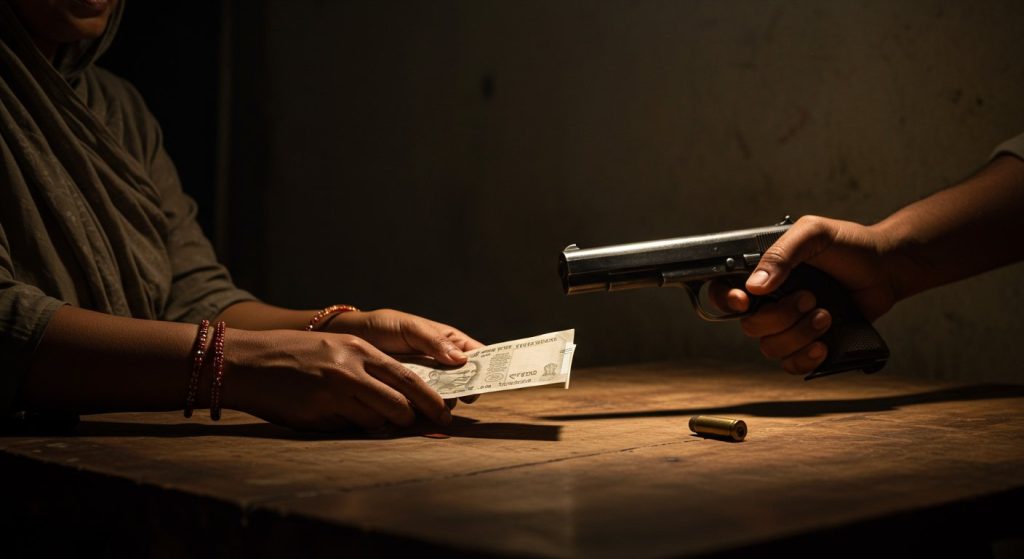 UP: Wife herself gave money for country-made pistol and cartridges to killer lover; Sensational revelation shocks police.