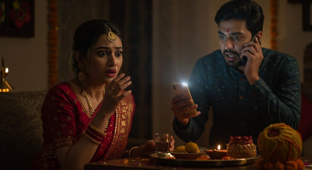 Trust Broken on Karwa Chauth: Husband Gets Girlfriend's Call Just After Breaking Fast, Wife Takes Shocking Step