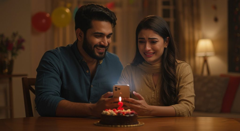 Wife's birthday wish to husband backfires, receives vulgar comments on social media.
