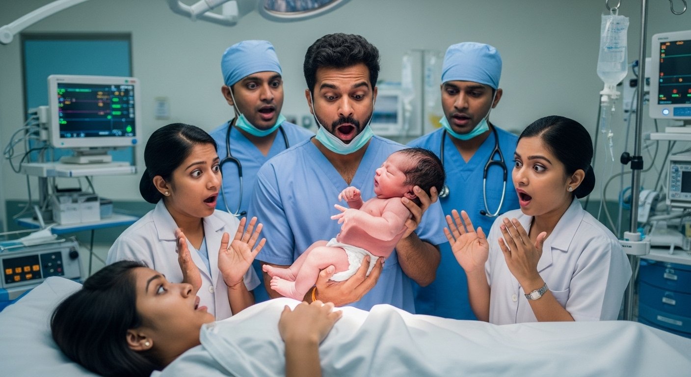 पहली बार मां बनी महिला ने दिया विशालकाय बच्चे को जन्म, डॉक्टर्स भी हुए हैरान, खबर हुई वायरल!