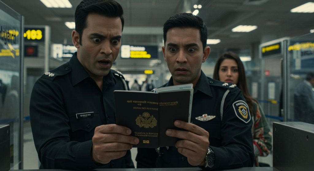 Sensation over woman's passport at airport: Guards stunned upon reading the country's name!