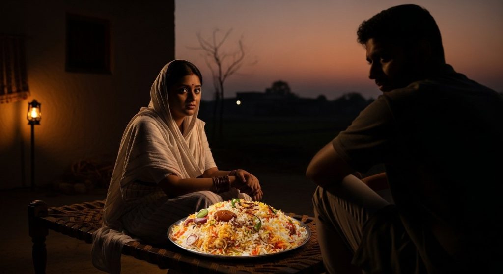 Sensational Crime in UP: Woman who framed first husband murdered by second husband with poisoned biryani.