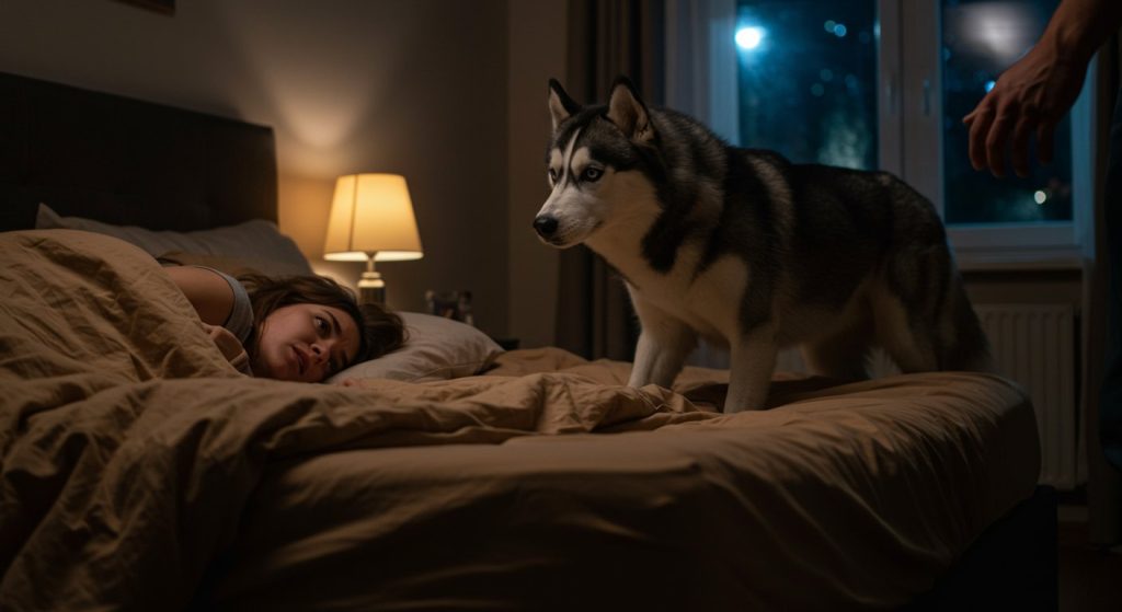 Husky Dog's Loyalty: Man Bothering Owner While She Slept, What Happened Next Will Shock You!