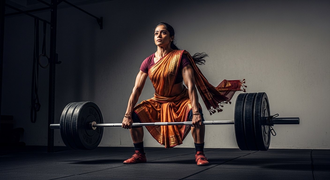 वायरल वीडियो: साड़ी में महिला ने किया हैरतअंगेज़ डेडलिफ्ट, लोग रह गए दंग!