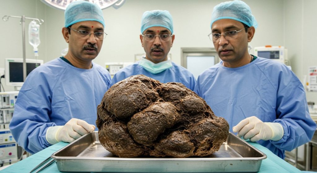 Shocking Incident in UP: Massive Hairball Removed from Woman's Stomach, Doctors Stunned!