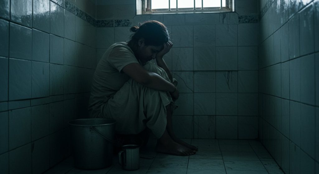 UP: Woman bathing at brother-in-law's house, neighbor made video; victim in shock, says 'I am dead while still alive'.