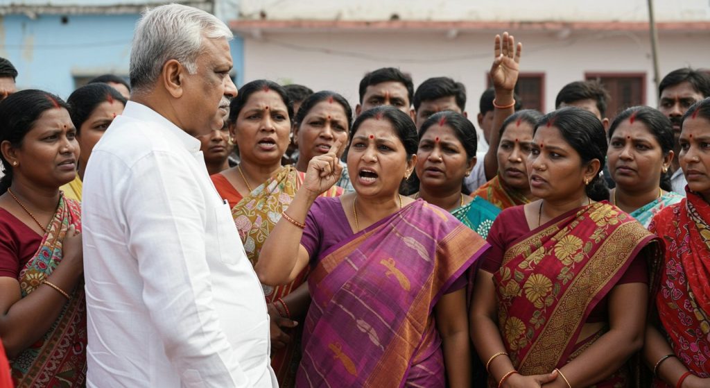 Major Revelation in UP: Women's Anger Erupts Before Bhupendra Chaudhary, 'Leaders Exploited Us, We'll Name Them If You Ask'