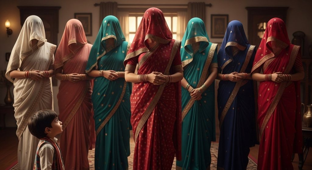 Innocent Child Identifies His Mother Among Many Veiled Women; Video Goes Viral!