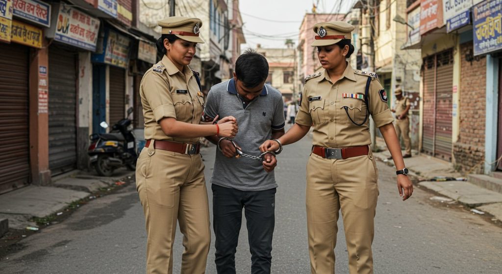 Mission Shakti's Powerful Action: Women Police in UP Take First-Ever Action Under Arms Act, One Arrested