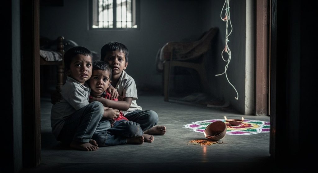 World Shattered on Diwali: Husband-Wife Hung From Same Noose, Children's Tragic Revelation - 'Maternal Uncle and Grandfather Beat Father'