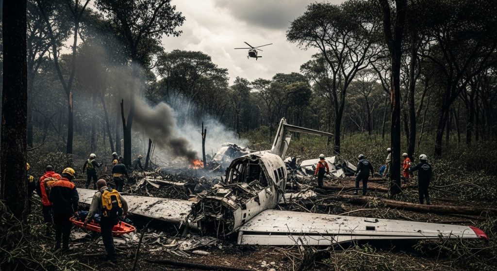 Devastating plane crash in Kenya's forests: 12 feared dead, rescue operations ongoing