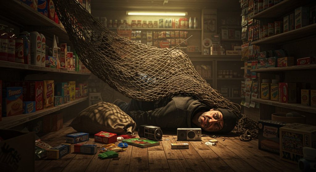 Theft Attempt Proves Costly: World's Unluckiest Thief Traps Himself