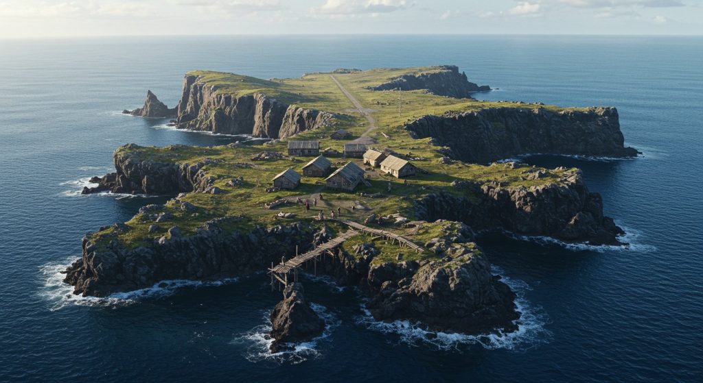 No Planes, No Trains Here! The World's Most Desolate Island, Home to Just 250 People.