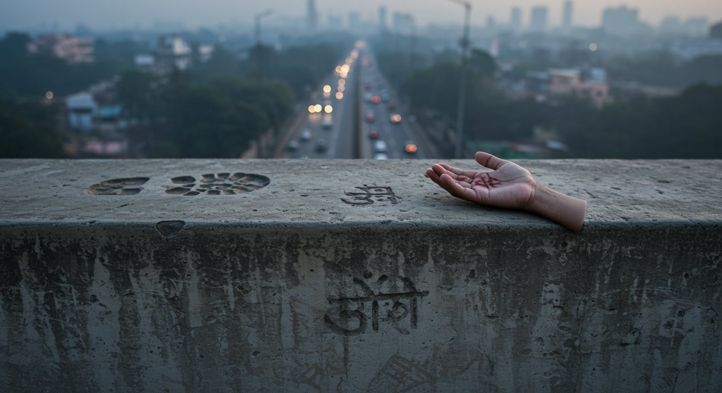 यूपी: हथेली पर ‘ओम’ और ‘बीकेपी’ वाली युवती की फ्लाईओवर से फेंककर हत्या, सेफ्टी गार्ड पर मिले चप्पल के निशान!