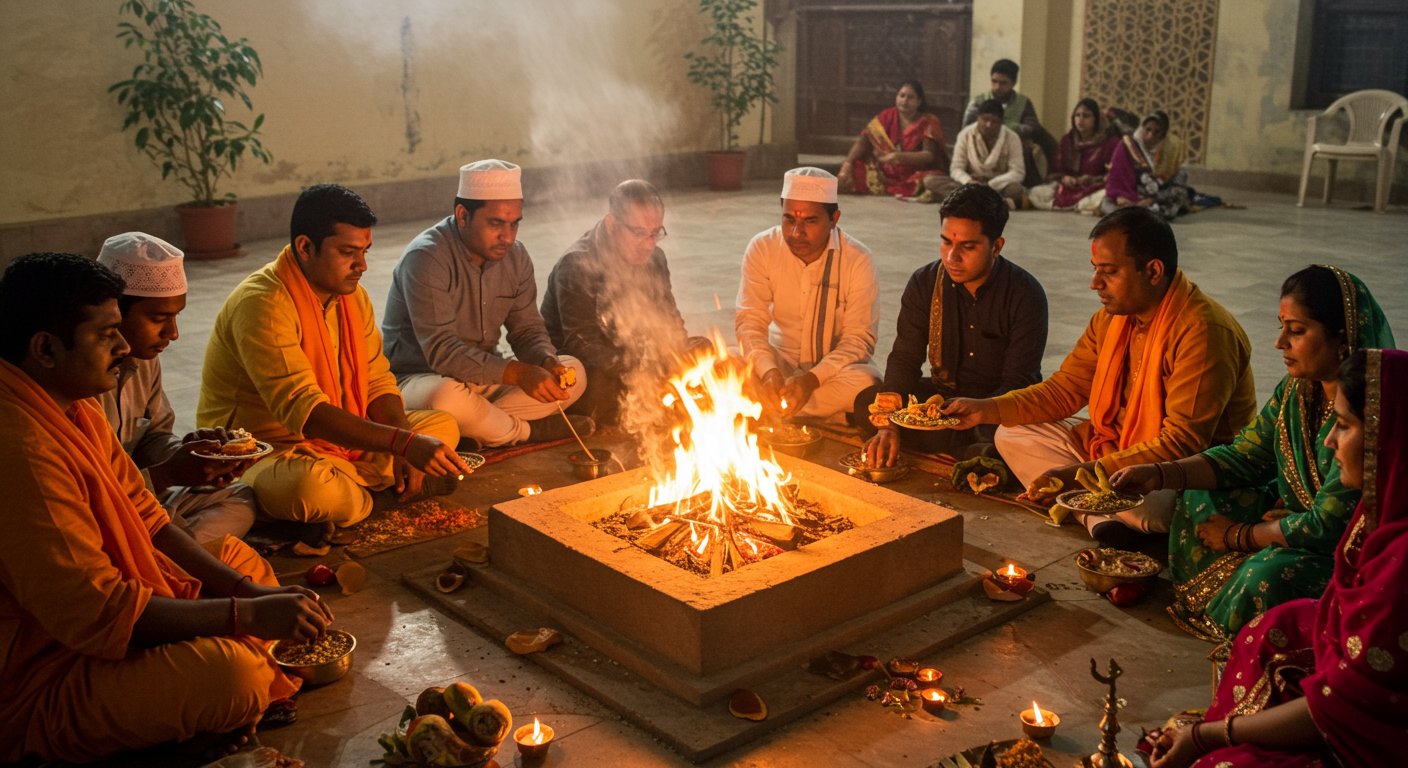 बरेली में संत प्रेमानंद के स्वास्थ्य लाभ के लिए विशेष यज्ञ, मुस्लिम समुदाय ने भी दी आहूति, सांप्रदायिक सौहार्द का अद्भुत उदाहरण
