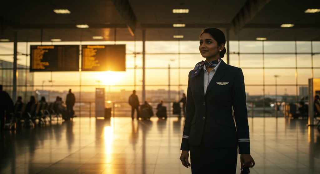 A 25-year-old air hostess's unique love story: Searching for her Prince Charming at the airport