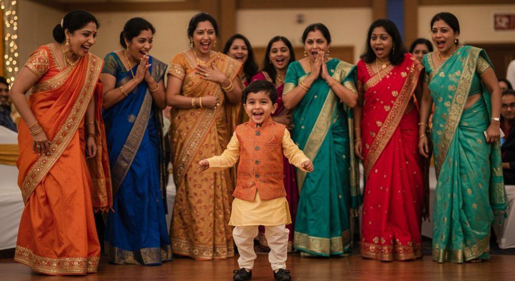 Little Maestro's Sensation: 4-Year-Old Stuns Grown-Up Ladies With His Dance, People Exclaim 'Wow!'