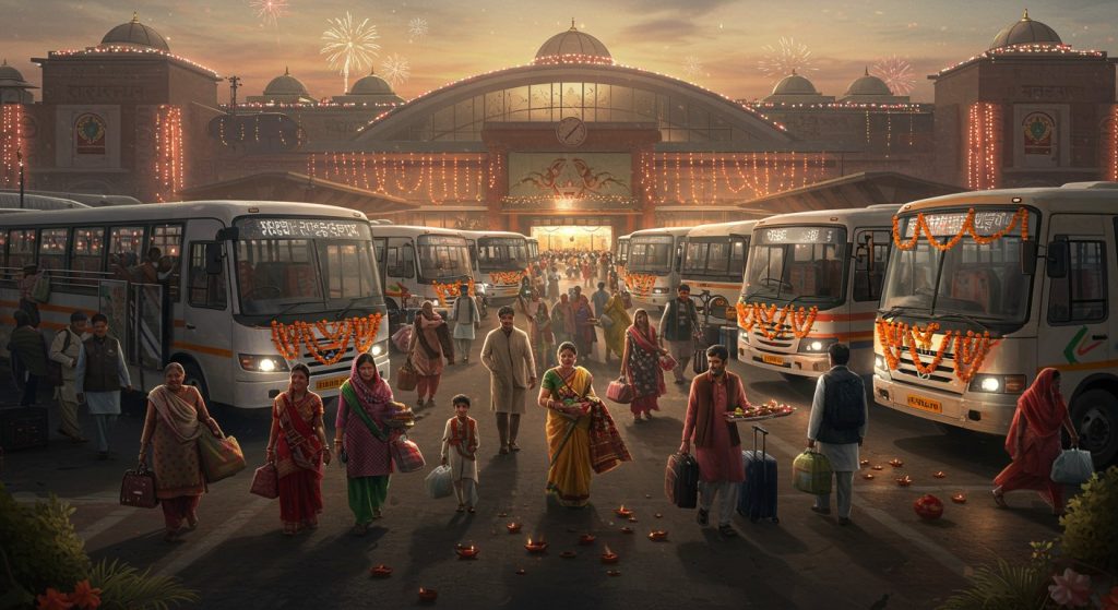 UP: CM Yogi's Major Diwali and Chhath Gift; Thousands of Extra Buses to Operate from Oct 18-30