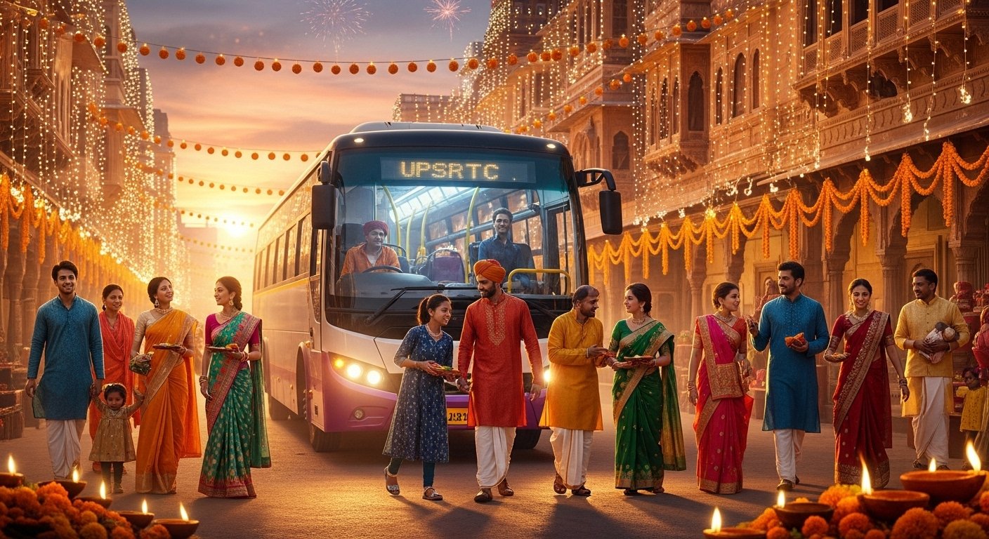 दशहरा-दीपावली पर योगी सरकार का तोहफा: यूपी की AC बसों में 10% तक सस्ता होगा किराया