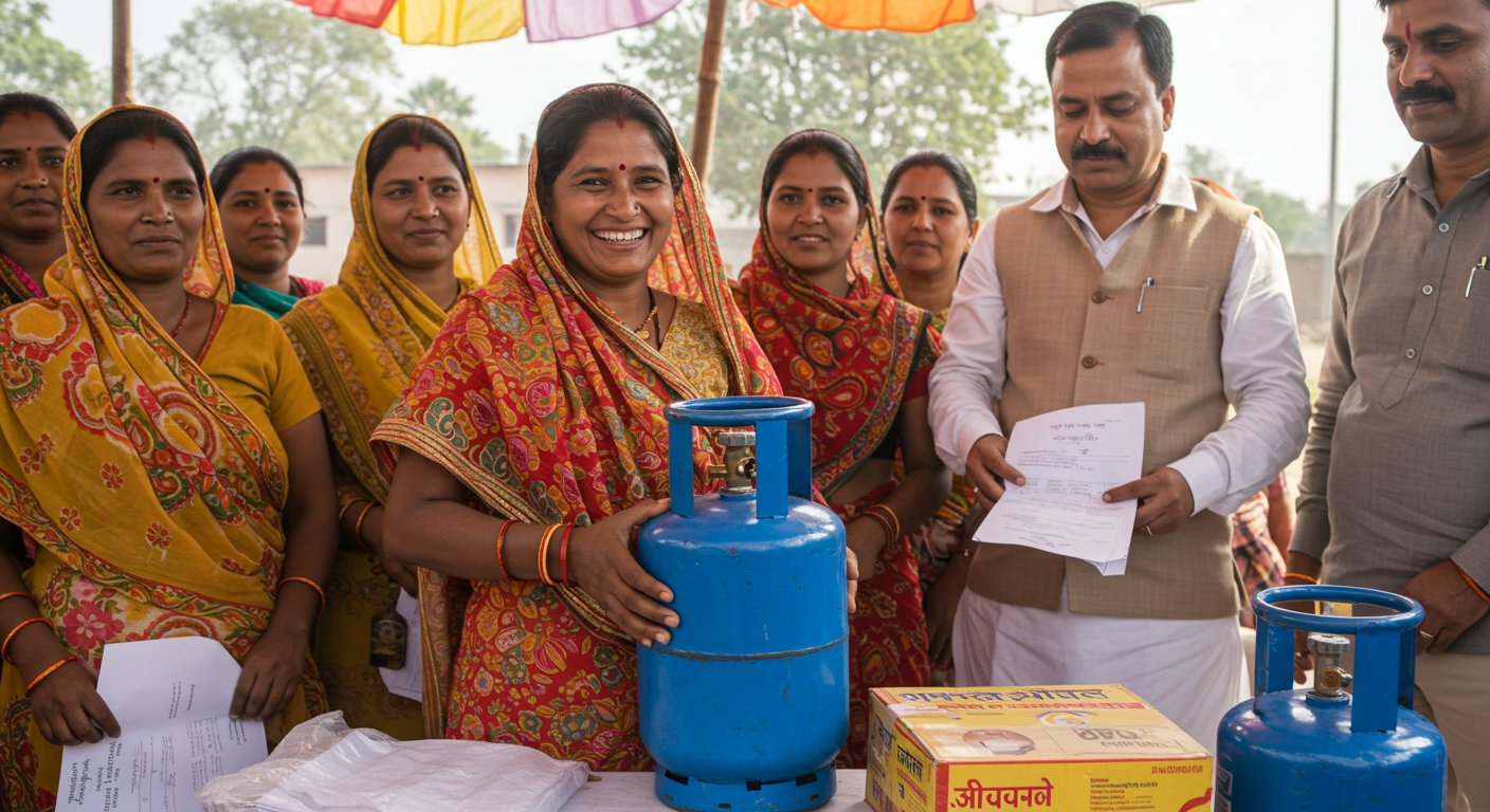 यूपी में महिलाओं को आज से मुफ्त गैस सिलेंडर का उपहार, योगी सरकार की बड़ी योजना का पहला चरण शुरू