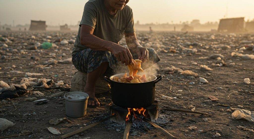 The unique story of 'Pagpag' emerged from a garbage dump: The more it rotted, the more delicious!