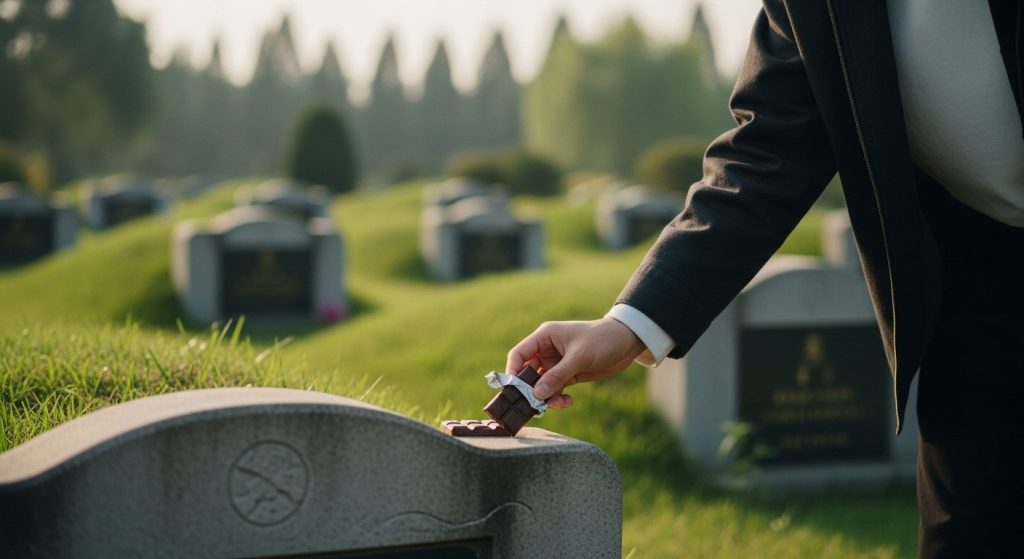 New Trend Goes Viral in China: Youth Arrive at Graves with Chocolates, Paying Unique Tributes!