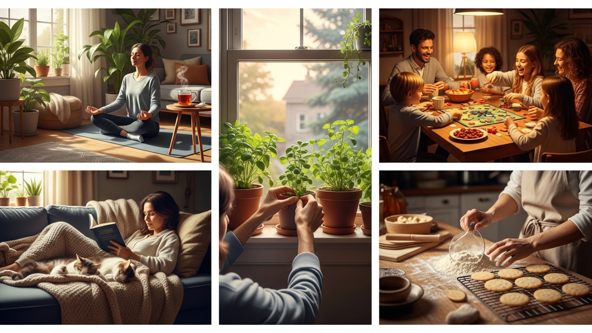 घर पर खुश रहने के 5 आसान तरीके