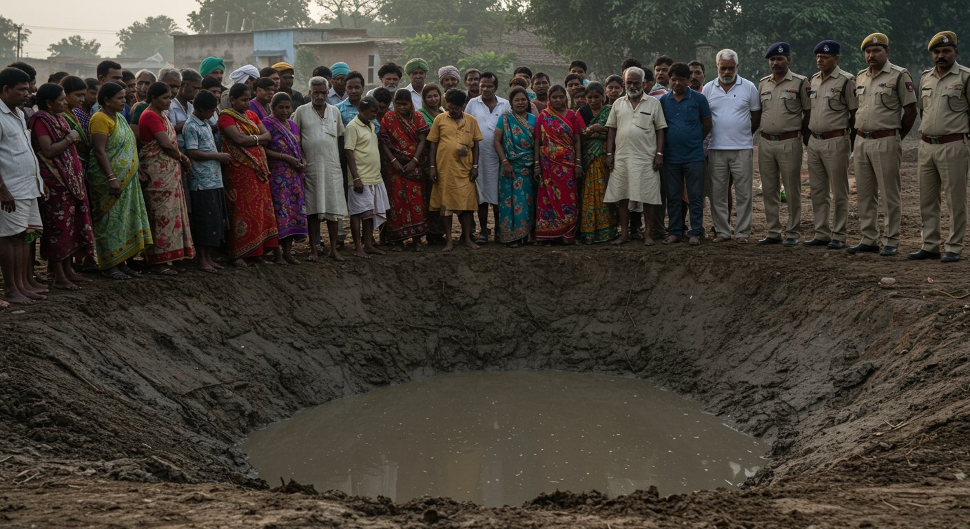 बुलंदशहर में बड़ा हादसा: गड्ढे में डूबने से दो मासूम बच्चियों की मौत, 12 घंटे बाद मिले शव