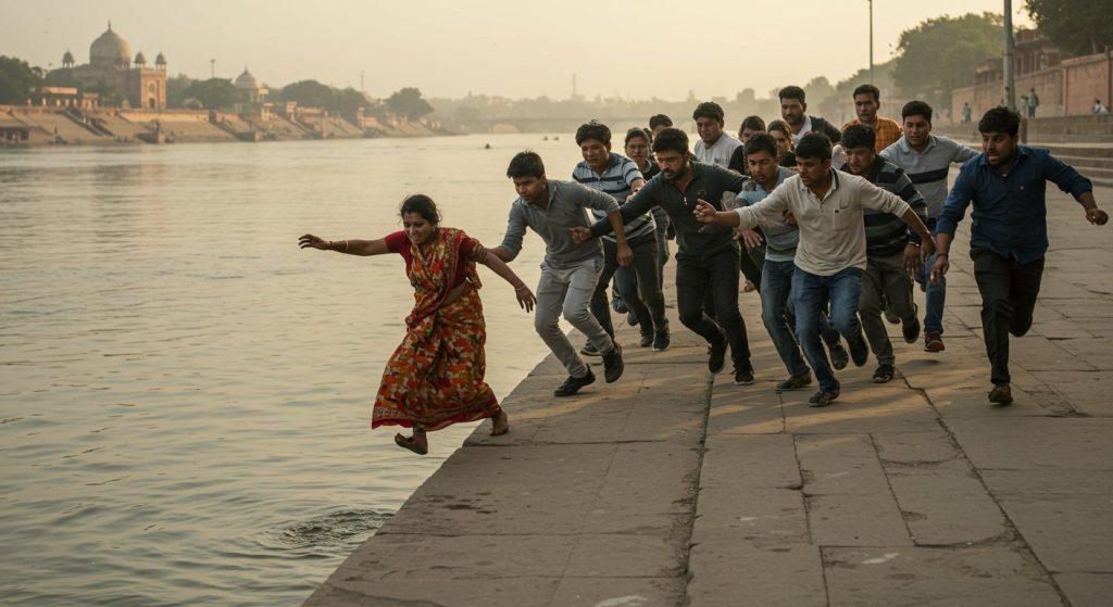 Agra: Woman Leaps into Yamuna, How Passersby's Courage Saved Her Life