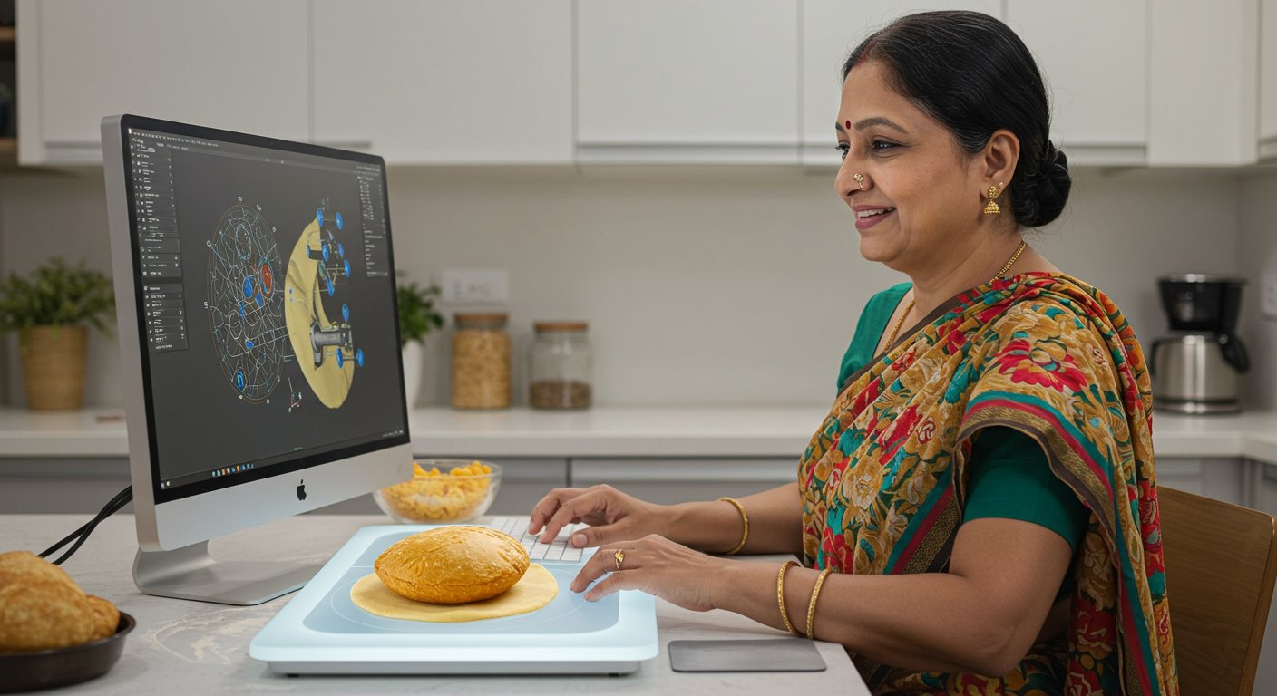 वायरल वीडियो: आंटी ने कंप्यूटर से बेली कचौरी, लोग बोले – ‘ये तो AI को भी मात दे गईं!’