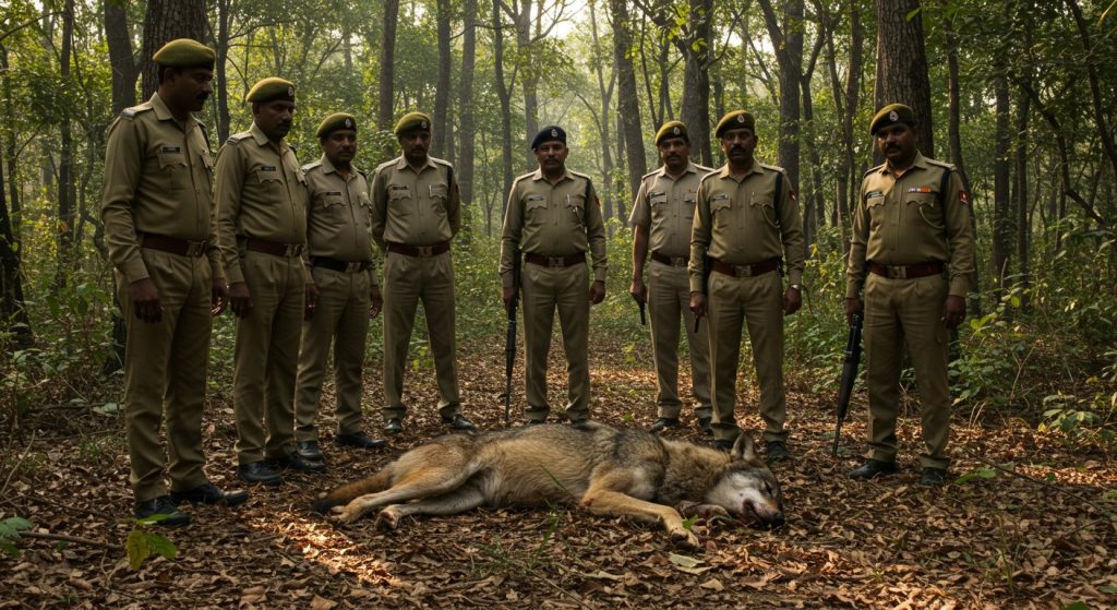 Bahraich: End of man-eating wolf that hunted a two-year-old girl; Forest Department's successful operation