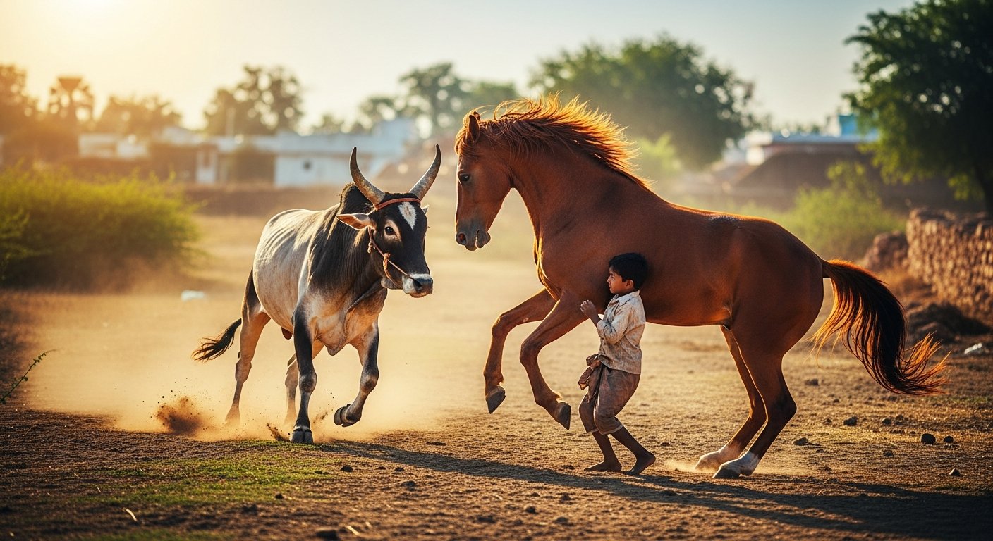 सांड के खौफनाक हमले से बच्चे को घोड़े ने बचाया, ‘असली हीरो’ का वीडियो वायरल, लोगों ने किया सलाम!