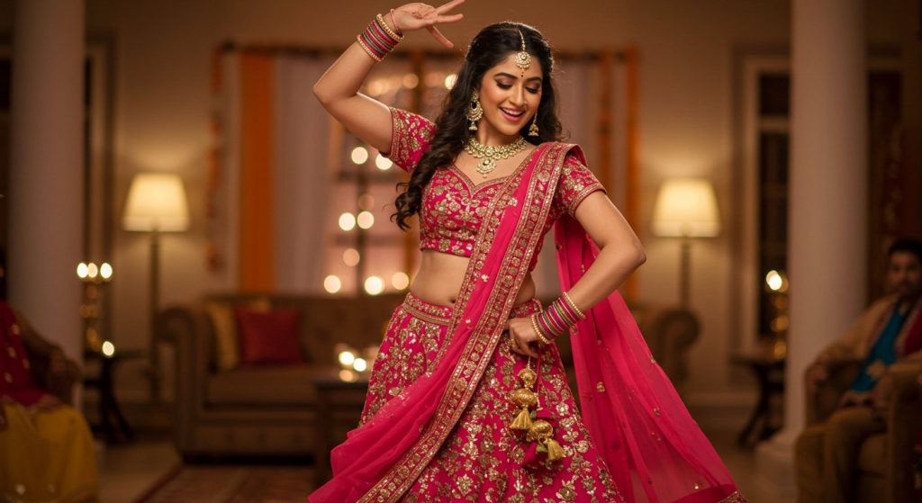 Girl in lehenga performs amazing dance on 'Chunari Chunari', leaving people spellbound; video goes viral!