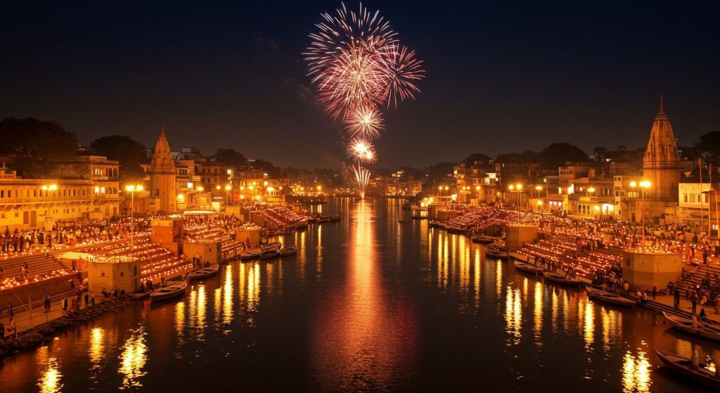 Spectacular Scene in Kashi on Dev Deepawali: 84 Ghats and 96 Kunds to Glow with 2.5 Million Lamps, Grand Fireworks Across Ganga.