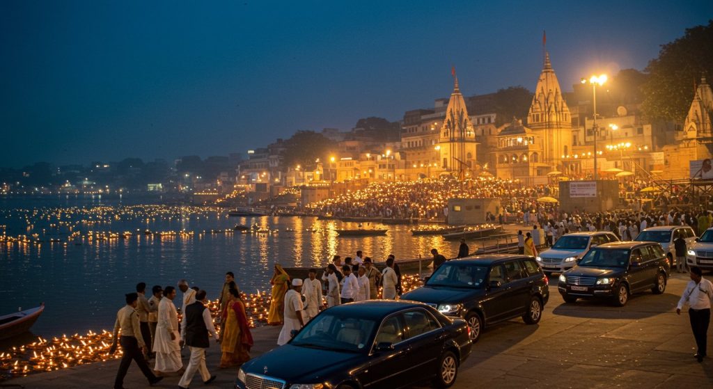 Historic Decision in Varanasi on Dev Deepawali: VVIPs, Ministers, and Judges' Vehicles to Park at Maidagin, Access to Ghats Restricted