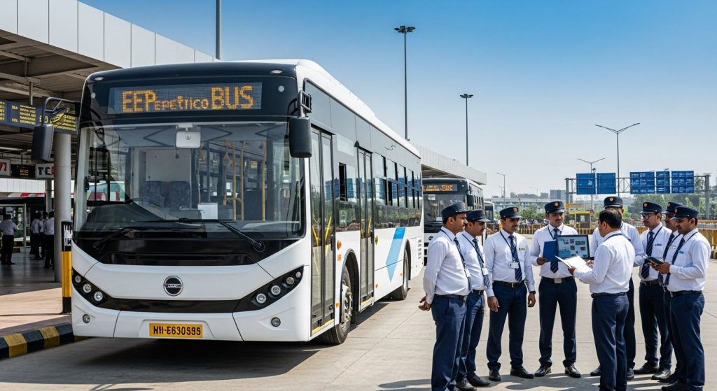 Good News! AC E-Buses Every Hour from Moradabad to Delhi; Drivers and Conductors Being Trained