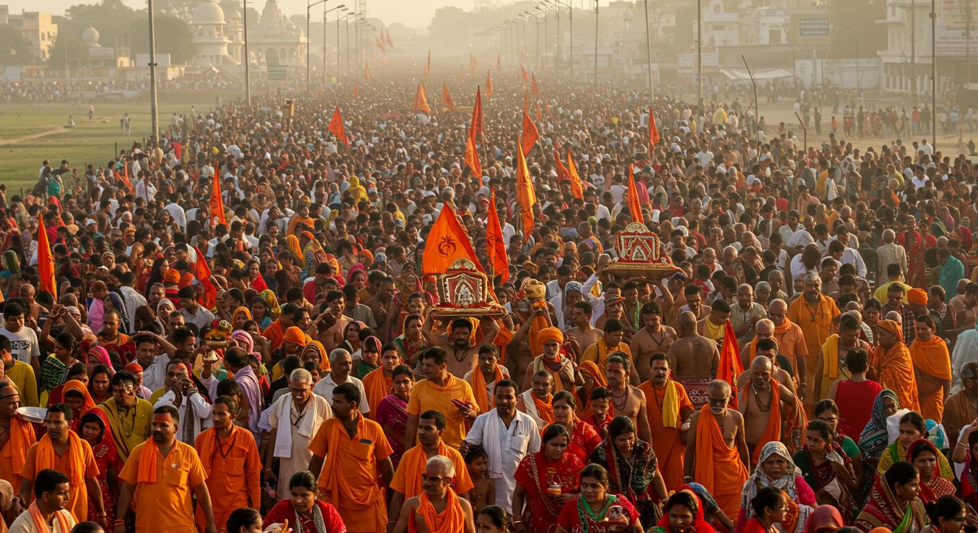 गढ़मुक्तेश्वर मेले में श्रद्धालुओं का सैलाब: कई किलोमीटर पैदल चले भक्त, हर तरफ जनसैलाब!