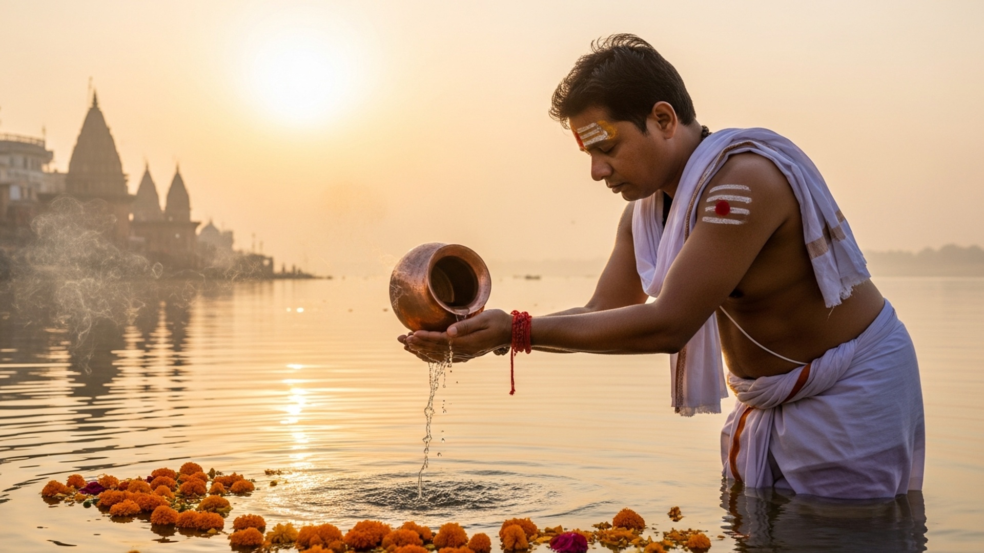 तर्पण क्या है जानिए इसका महत्व और विधि illustration