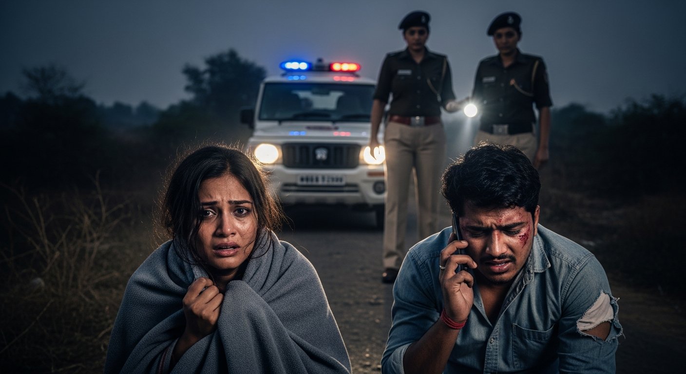 कॉलेज छात्रा से गैंगरेप: निर्वस्त्र छोड़ भागे दरिंदे, घायल बॉयफ्रेंड की सूझबूझ से बची जान, पुलिस जांच जारी