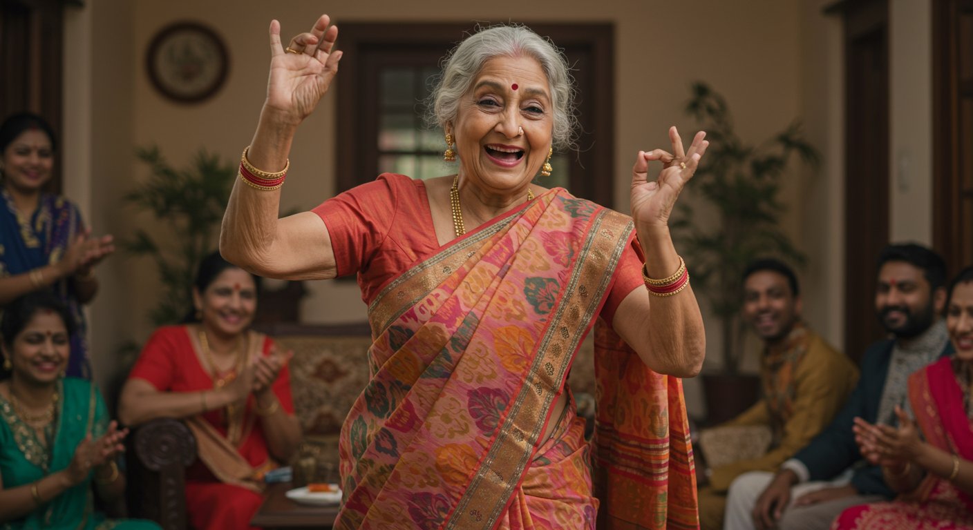 दादी का ‘कजरारे’ पर धमाकेदार डांस: एक्सप्रेशन देख हर कोई हुआ दीवाना, वीडियो हुआ वायरल!