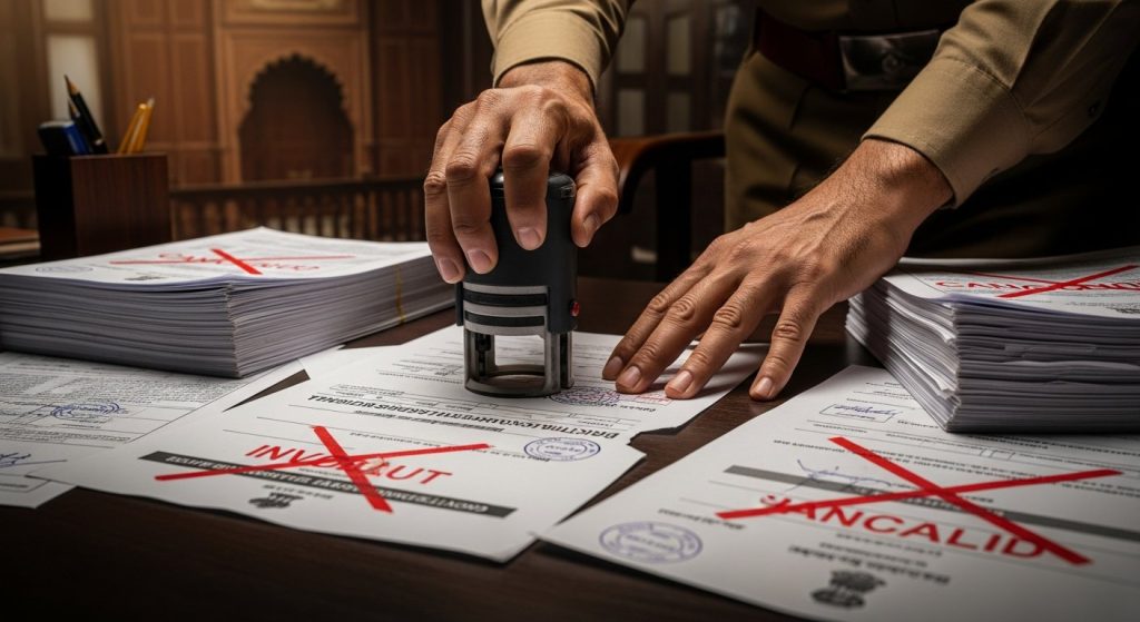 Major Expose in Hathras After Lucknow: Three Fake Firms Busted, Registrations Cancelled