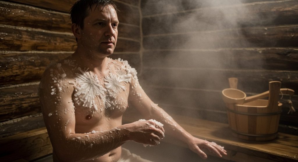 Viral bathing video from the world's coldest country: An astonishing sight of soap freezing!