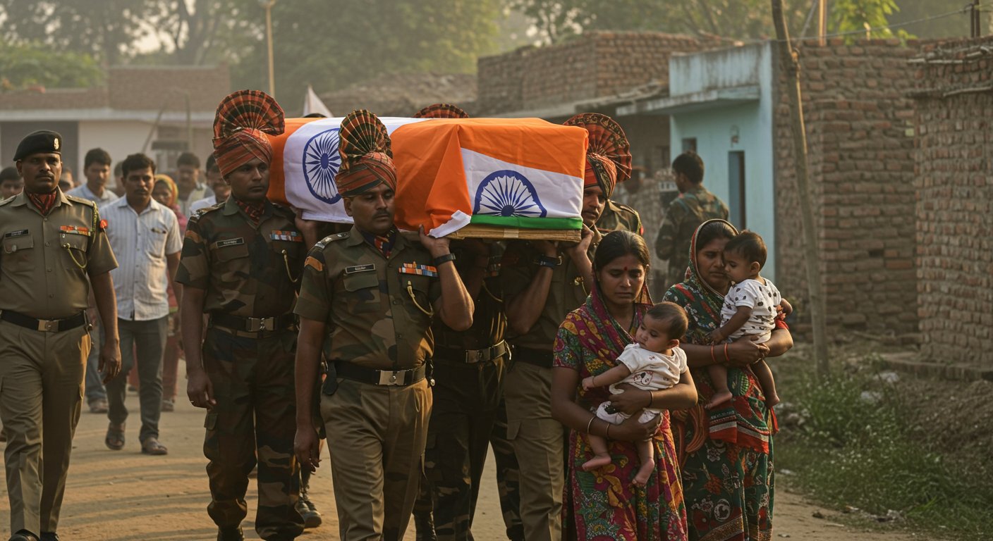 जम्मू-कश्मीर में जींद का सपूत शहीद, आज पैतृक गांव में होगा अंतिम संस्कार; 7 माह की दुधमुंही बेटी के थे पिता