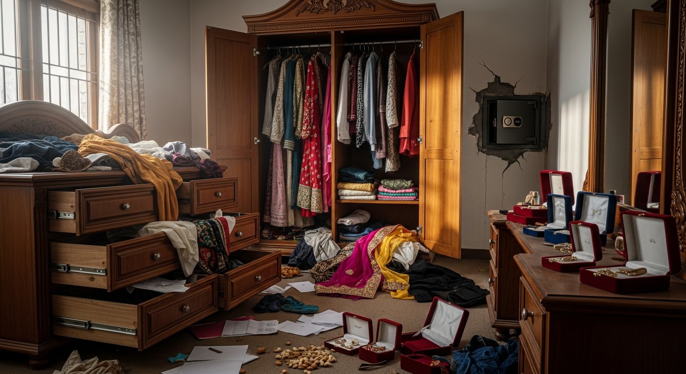 कानपुर में ड्राई फ्रूट्स व्यापारी के घर लाखों की चोरी: 8.50 लाख रुपये नकद और गहने उड़ा ले गए चोर, इलाके में दहशत