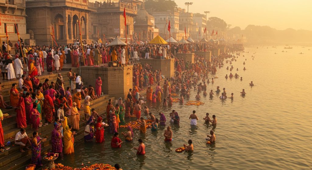Kartik Purnima 2025: A Flood of Faith Surges on Ganga Ghats, Millions of Devotees Take a Dip, Pictures Go Viral