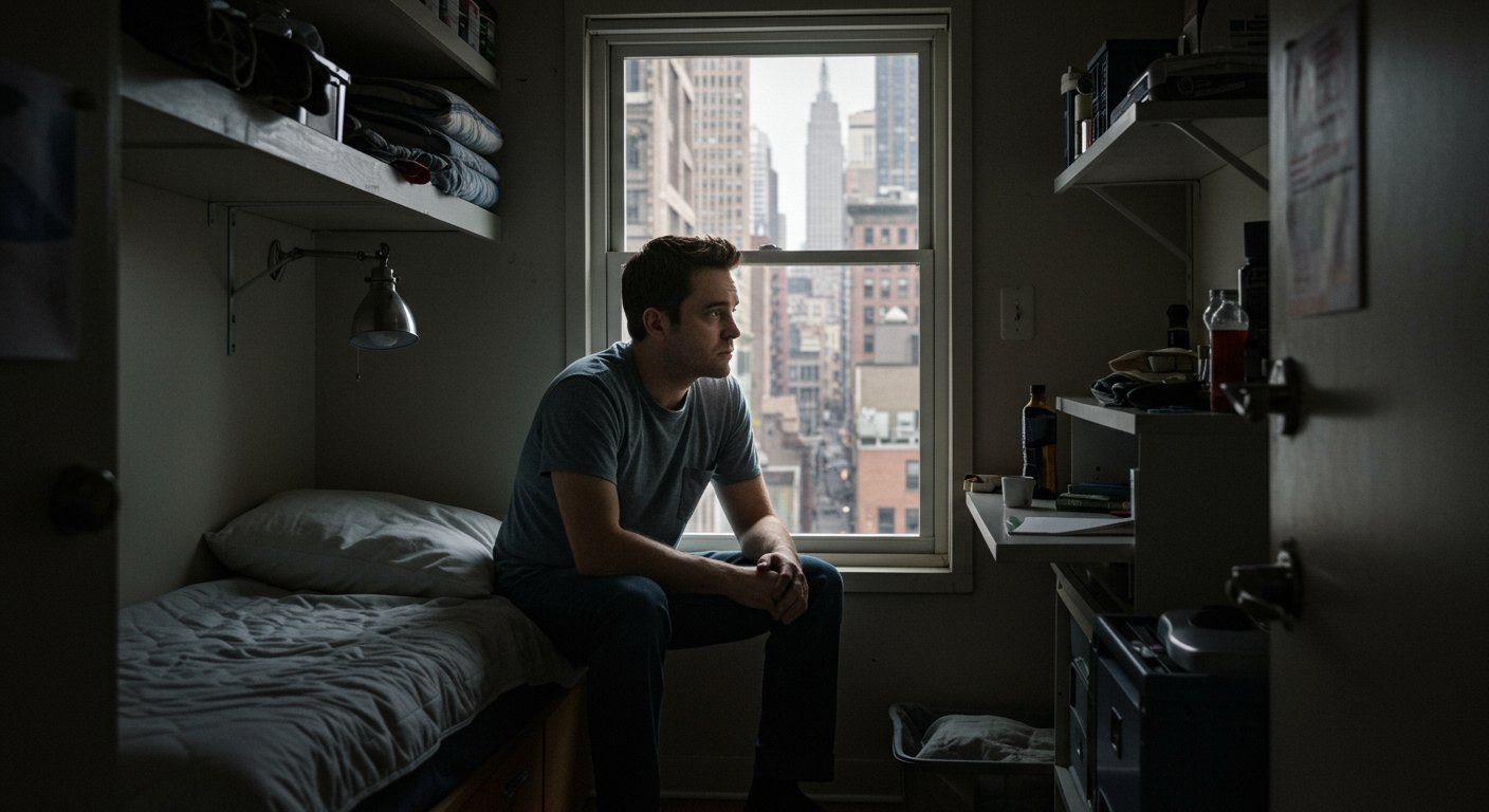 अमेरिका का चौंकाने वाला सच: माचिस के डिब्बे जैसे घर में रहता है लड़का, लाखों चुकाता है किराया!