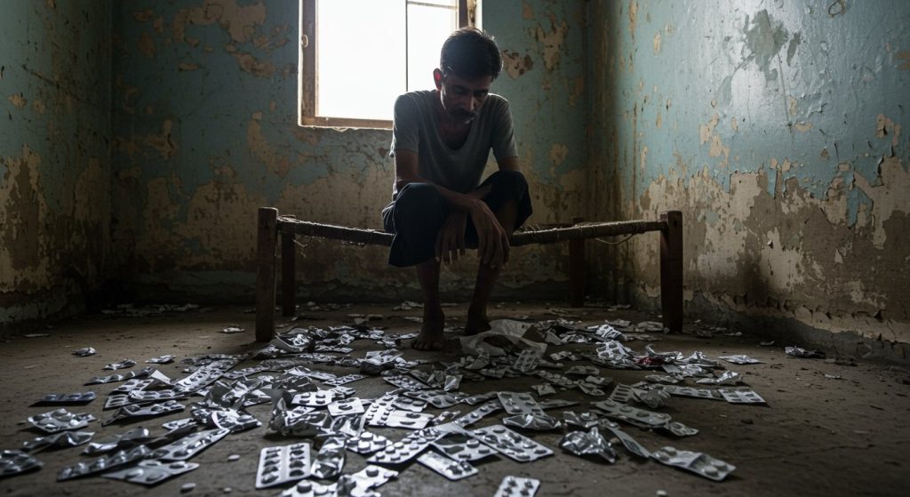 Man trapped in the mire of drug addiction, consumed 48 pills daily; Family in shock.