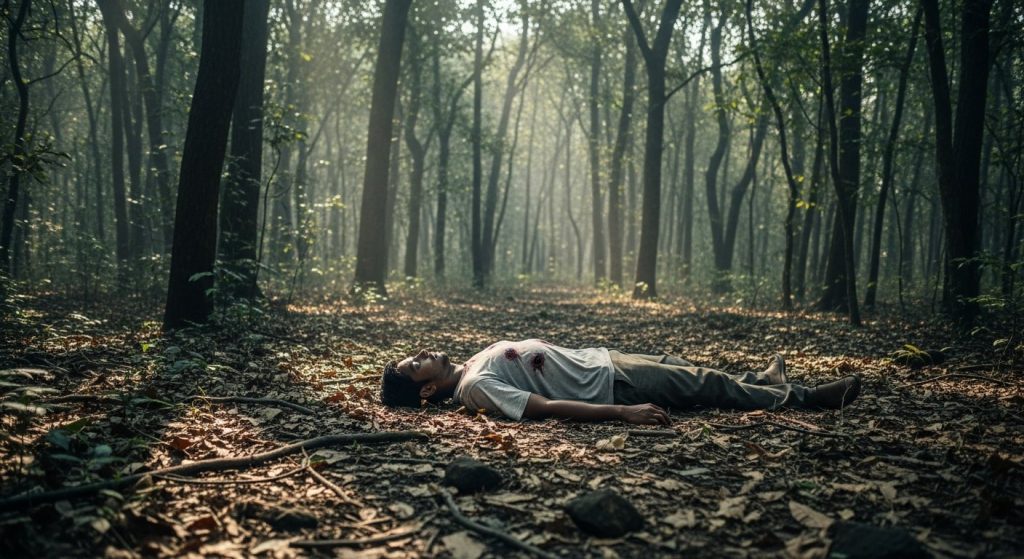 Sensation in Meerut: Youth Missing Since Night Found Dead in Forest with Two Bullet Wounds to Chest