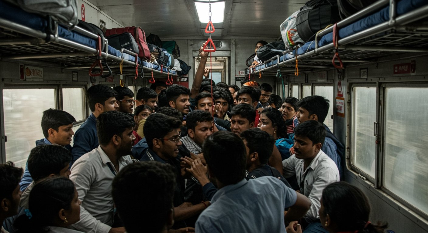 मुरादाबाद: संगम एक्सप्रेस में छात्रों की भिड़ंत, सीट विवाद पर तीन बार चेन पुलिंग से हंगामा